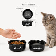 Havsız Siyah Meow Seramik Su Kabı ürün galerisi küçük resmi 3