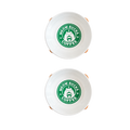 Havsız Kaydırmaz Tabanlı Meowbucks İkili Mama ve Su Kabı - Seramik