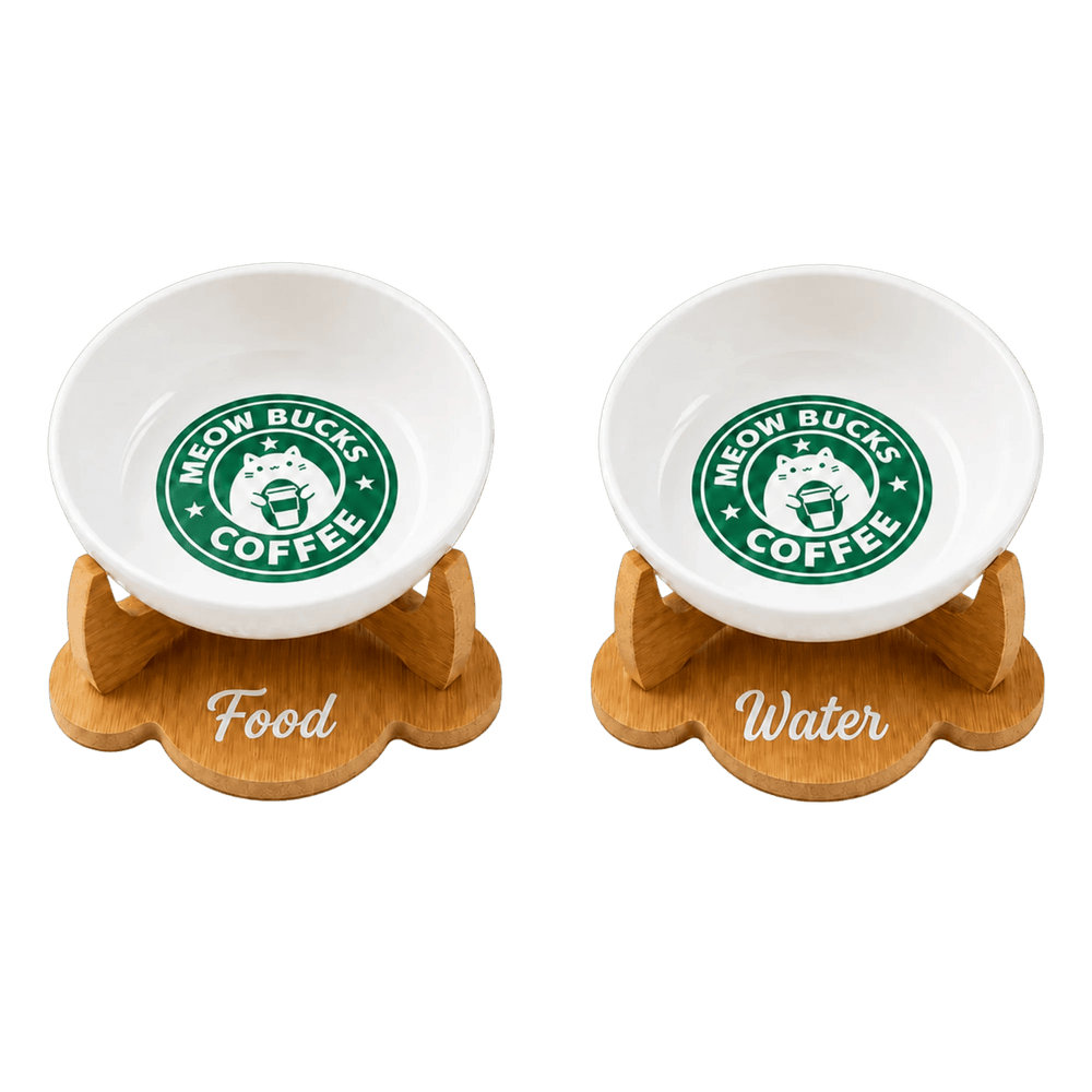Havsız Meowbucks İkili Seramik Set