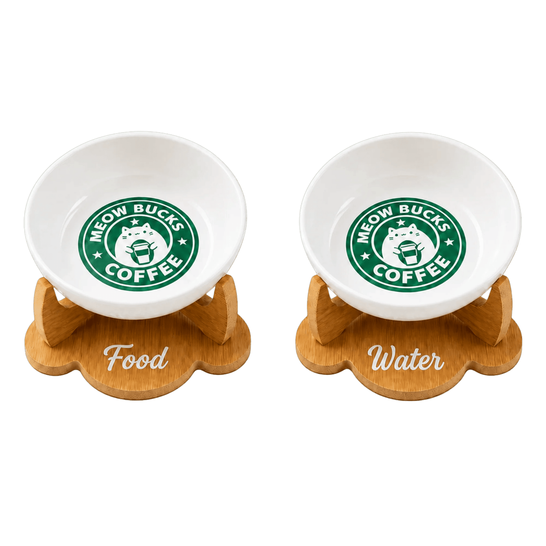 Havsız Meowbucks İkili Seramik Set
