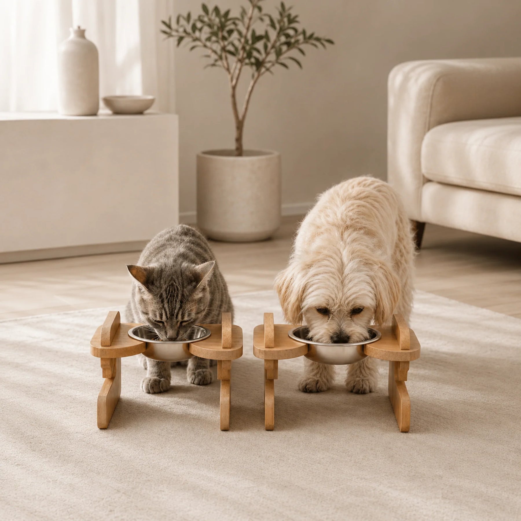 Havsız İkili Çelik Beslenme Seti