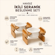 Havsız İkili Yükseklik Ayarlı Seramik Set ürün galerisi küçük resmi 6