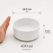 Havsız 400 ml Seramik Kase ürün galerisi küçük resmi 4