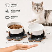 Havsız Kaydırmaz İkili Seramik Set — 400 ml ürün galerisi küçük resmi 4
