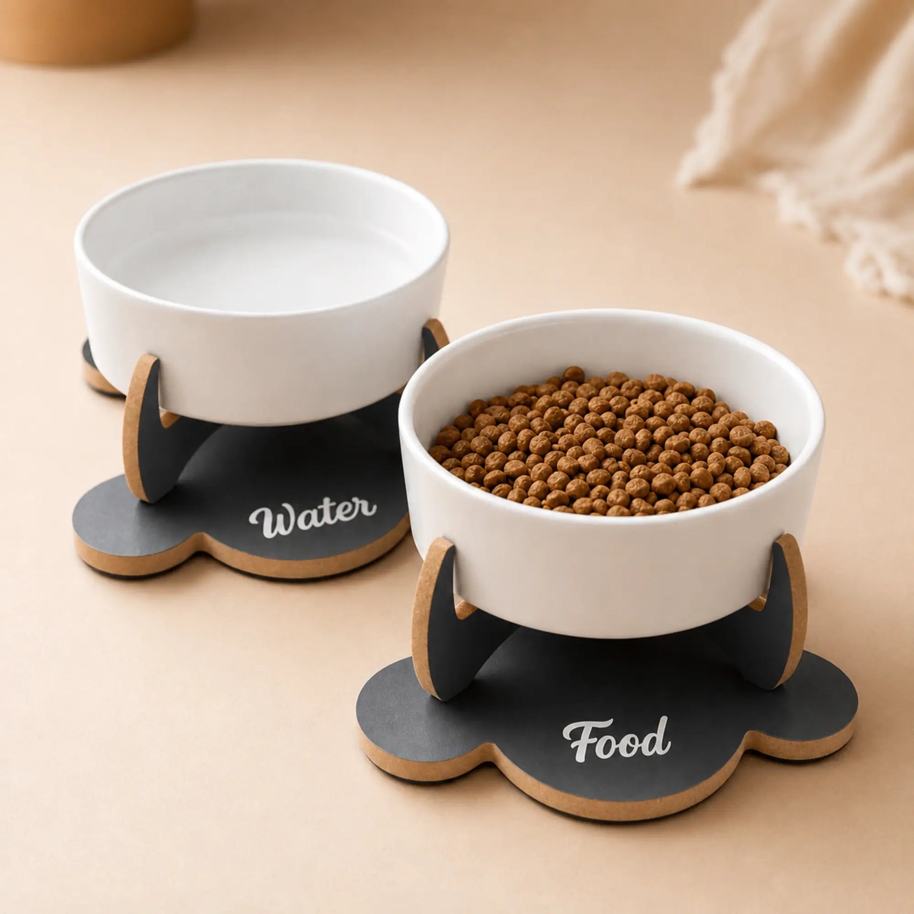 Havsız Kaydırmaz İkili Seramik Set — 400 ml