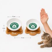 Havsız Meowbucks İkili Seramik Set ürün galerisi küçük resmi 4