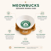 Havsız Meowbucks Kaydırmaz Mama Kabı ürün galerisi küçük resmi 6