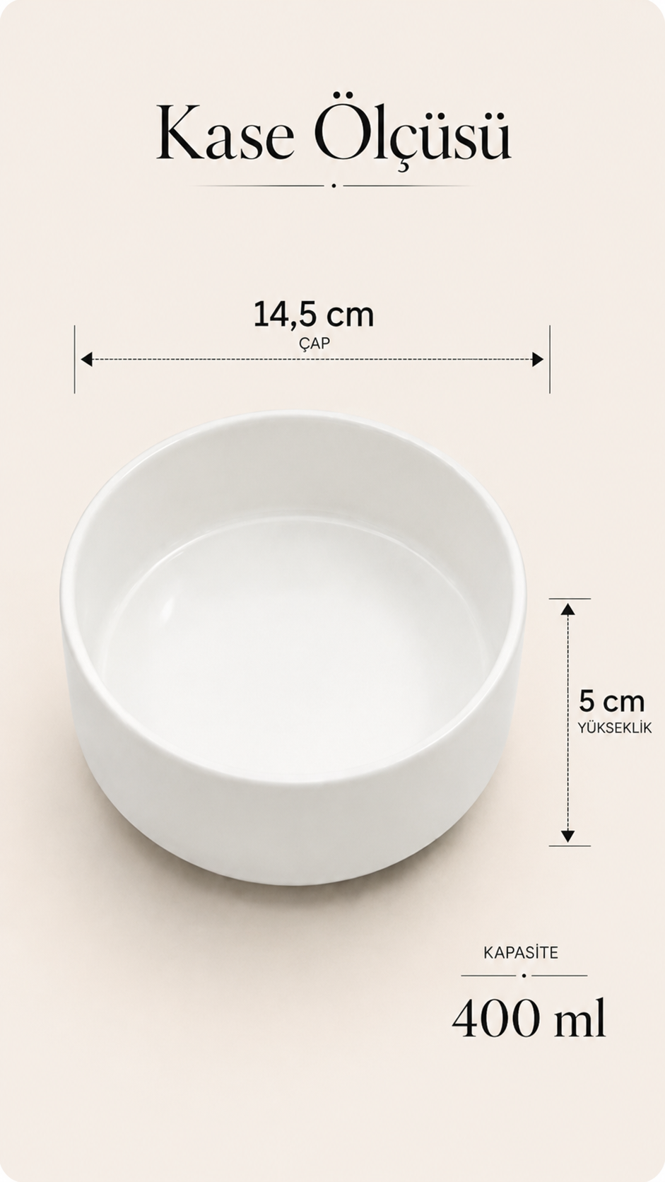 Havsız Kaydırmaz Tabanlı Food Tasarımlı Mama Kabı 400 ML