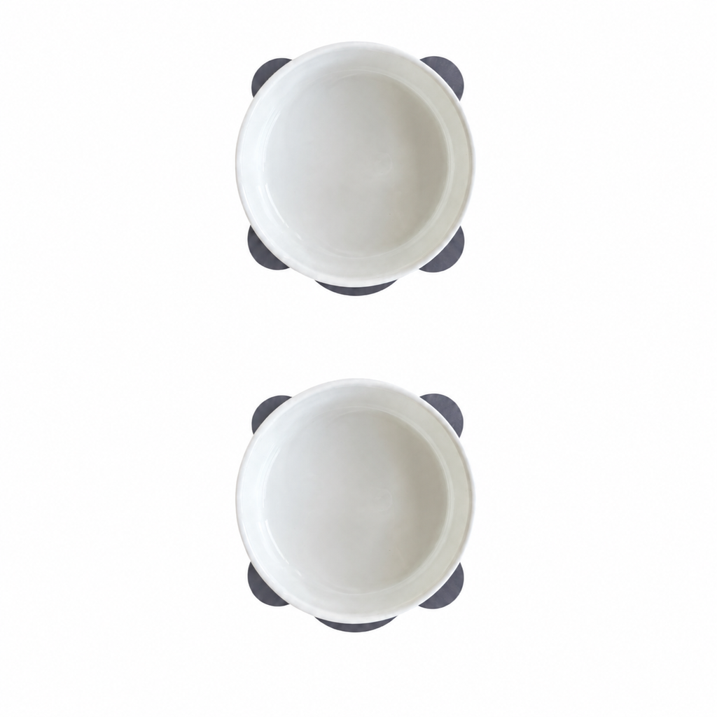 Havsız Kaydırmaz Tabanlı İkili Mama ve Su Kabı (Food & Water) 400 ML