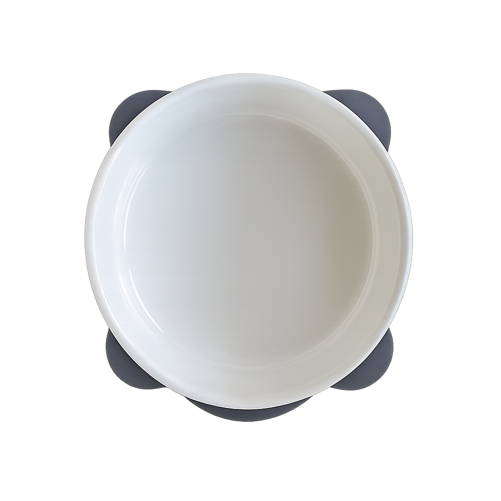 Havsız Kaydırmaz Tabanlı Food Tasarımlı Mama Kabı 400 ML