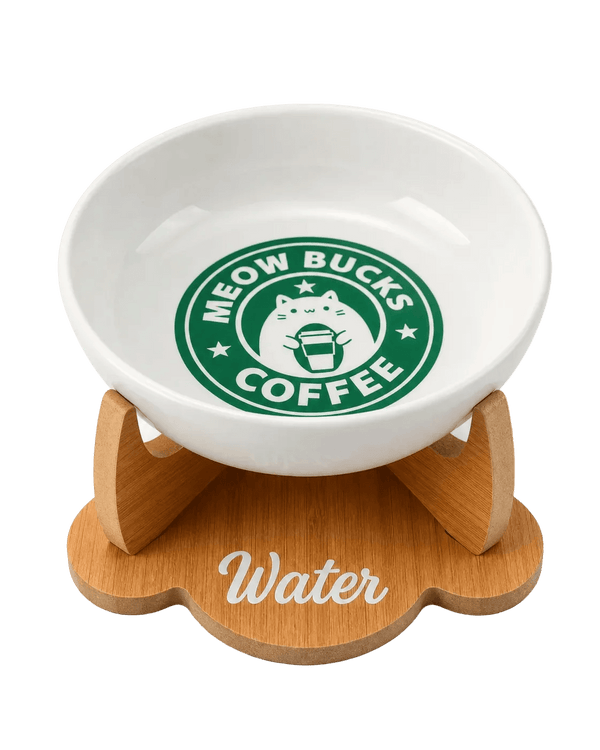 Havsız Meowbucks Kaydırmaz Su Kabı